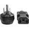 Eaton Tripp Lite Series Desktop Computer AC Power Cord, Right-Angle NEMA 5-15P to C13 - 10A, 125V, 18 P006-006-15D - alternate 5