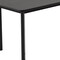Homeroots 66" Black Solid Wood Dining Table 712854 - alternate 5