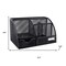 Homeroots 9" Black Metal Desk Organizer 390045 - alternate 6