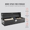 Vevor 39"x13"x10" Heavy Duty Aluminum Bar Tread Tool Box for Pick Up Truck Bed JL-TB19-2 - alternate 3