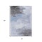 Homeroots 8' X 10' Sky Blue Gray And Ivory Abstract Washable Indoor Outdoor Area Rug 616859 - alternate 6