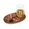 Picnic Time Family Of Brands NCAA USC Trojans Wine Appetizer Plate Set of 4 - Cocktail Plate with Glass Holder  with Wine Holder 874-04-512-093-0 - alternate 3
