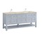 James Martin Vanities Breckenridge 72" Double Vanity, Serenity Blue, w/ 3 CM Tajnar Eclos Top 330-V72-SRB-3TJR - alternate 8