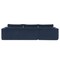Homeroots 72" Dark Blue Fabric Modular Sleeper Sofa 568306 - alternate 14