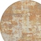 Homeroots 8' Copper Gold And Ivory Round Abstract Washable Indoor Outdoor Area Rug 597952 - alternate 6