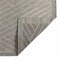 Homeroots 8' Runner Gray Geometric Stain Resistant Indoor Outdoor Runner Rug 531636 - alternate 7