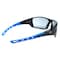 General Electric 04 Series Anti-Fog Impact-Resistant Safety Glasses Smoke Lens Black/Blue Frame 1 pk GE104SAF - alternate 6