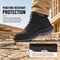 Handpoint Mens 6 in Soft Toe Work Boots-EH Safety Boots with KEVLAR Puncture Resistant Midsole, Black, 12 80N01BK-EE-12 - alternate 7