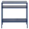 Homeroots 24" Blue Steel End Table With Two Shelves 544204 - alternate 5