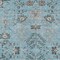 Homeroots 8' X 10' Sky Blue Gray And Charcoal Floral Washable Indoor Outdoor Area Rug 605488 - alternate 8