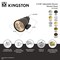 Kingston Brass 2-5/16" Round Adjustable Jet Spray Brass Shower Head, Polished Nickel K137A6 - alternate 2