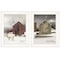 Homeroots Set Of Two Cold Winter 1 White Framed Print Wall Art, 2PK 406170 - alternate 1