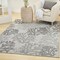 Homeroots 4' X 6' Gray Black And Ivory Nautical Indoor Outdoor Area Rug 552503 - alternate 9