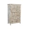 Homeroots 36" White Solid Wood Six Drawer Chest 521246 - alternate 1