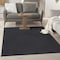 Homeroots 5' X 8' Black Power Loom Area Rug 522280 - alternate 7