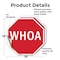 Signmission Whoa, 18 inch X 18 inch, Vinyl Decal, 2PK OC-D-2PACK-18-63 - alternate 4