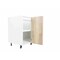 Cambridge Radiance 42in Wx24in Dx34.50in H Ready to Assemble Slab Corner Blind Kitchen Cabinet in Light Oak SA-BB42-LO-KIT - alternate 6