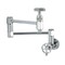 Kingston Brass Wall Mount Pot Filler Faucet with Knurled Handle, Polished Chrome KS5101RKX - alternate 1