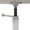 Homeroots 22" White Solid Wood and Metal Height Adjustable Round Pedestal End Table 632720 - alternate 9