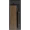 Vdomdoors Steel Door Dekton 0163 Venezia Noce 96вЂќ/ Top Exterior Window Sidelite Entry Door Painted W36xH96+ DEKTON0163EXD-VEN-W36xH96+16-LH-I - alternate 1