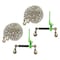 Mytee Products 5/16 in - 3/8 in Hi-Viz Green Quick Ratchet Chain Binder with (2) 5/16 in x 20 ft G70 Chain CBRS-FH56x2-CH51620x2-KIT - alternate 1