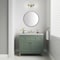 James Martin Vanities Chicago 36 in. Single Vanity, Smokey Celadon, w/ 3 CM Carrara Marble Top 503-V36-SC-3CAR - alternate 5