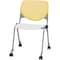 Kfi Poly Stack Chair, Yellow Back CS2300-BP12-SP08 - alternate 1