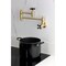 Kingston Brass Wall Mount Pot Filler Faucet, Brushed Brass KS3107PKX - alternate 6