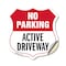 Signmission No Parking Shield Sign Active Driveway, 18 Inch X 18 Inch, Vinyl Decal SHI-D-18-397 - alternate 1