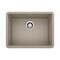 Blanco Precis SILGRANIT 24in Single Bowl Undermount Kitchen Sink - Truffle 522417 - alternate 1