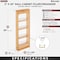 Rev-A-Shelf Maple Wood; Steel, Natural Maple, 3 in W, 30 in H, 11.13 in D 432-WF-3C - alternate 4
