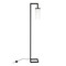 Homeroots 67" Black Reading Floor Lamp With White Frosted Glass Drum Shade 523405 - alternate 9