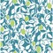 A-Street Prints Loretto Teal Citrus Wallpaper 2969-26026 - alternate 1
