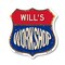 Signmission Will's Workshop, 12 Inch X 12 Inch, Plastic Sign SHI-P-12-489-WILL - alternate 1