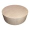 Homeroots 48" Natural Solid Wood Round Distressed Coffee Table 569552 - alternate 8