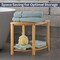 Lavish Home Corner Shower Bench Water Resistant Shower Stool for Inside Shower, Bathroom, or Sauna Foot Rest ST-BATH8-NT - alternate 8