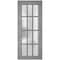 Vdomdoors Front Exterior Prehung FiberGlass Door Frosted Glass / Manux 8312 Grey Ash / Office Commercial and MANUX8312EXD-SS-W36 x H80-LH - alternate 4