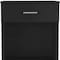 Homeroots 22" Black Wood One Drawer Nightstand 479974 - alternate 5