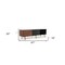 Homeroots 67in Brown And Black Enclosed Storage TV Stand 473291 - alternate 6