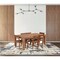Homeroots 84" Natural Rectangular Solid Wood Dining Table 488700 - alternate 4
