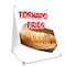 Signmission Tornado Fries, 24 Inch x 18 Inch A-frame Yard Sign, Plastic Sign SBC-1824-Tornado Fries - alternate 1