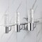 Jonathan Y Bolha 18 in. 3-Light Minimalist Modern Bubble Acrylic/Iron Integrated LED Vanity Light, Chrome JYL7224A - alternate 13