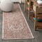Jonathan Y Rozetta Boho Medallion Textured Weave Red/Taupe 2 ft. x 10 ft. Indoor/Outdoor Runner Rug SMB102A-210 - alternate 1