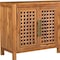 Homeroots 71in Brown Solid Wood Carved Geometric Sideboard with Four Doors 634325 - alternate 9