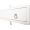 Homeroots 70" White Five Tier Standard Bookcase With One Drawer 389579 - alternate 5
