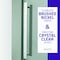 Anzzi 76'' x 57-60'' Sliding Frameless Shower Door in Brushed Nickel with Alcove Left Drain Shower Base SD-5902302L-BN - alternate 8