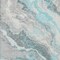 Homeroots 5' X 8' Teal Blue And Silver Abstract Washable Indoor Outdoor Area Rug 618437 - alternate 7