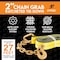 Xpose Safety Ratchet Straps Heavy Duty, 2 In x 27 FT Tie Down Straps Ratchet Operated with Chain Grabs RTD227-CG-1-X - alternate 4