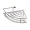 Gatco Elegant 11" Corner Shower Shelf, Brushed Nickel 1456 - alternate 1