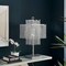 Homeroots 22" Silver Metal Four Light Square Table Lamp LED With Clear Crystal Novelty Shade 558370 - alternate 6